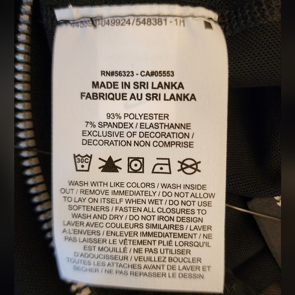 NWT Nike Sportswear Icon Clash Mesh Net Sheer See-through Bodysuit Black Small - Picture 15 of 16